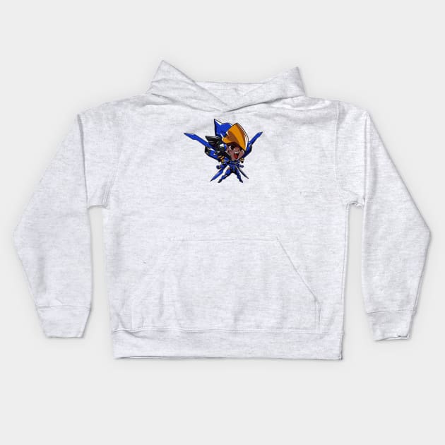 Pharah Cute Spray - Overwatch Kids Hoodie by Bystanders